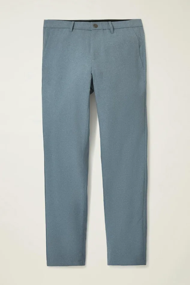 Men Golf Pants Bonobos Performance Link Pants Space Blue Heather