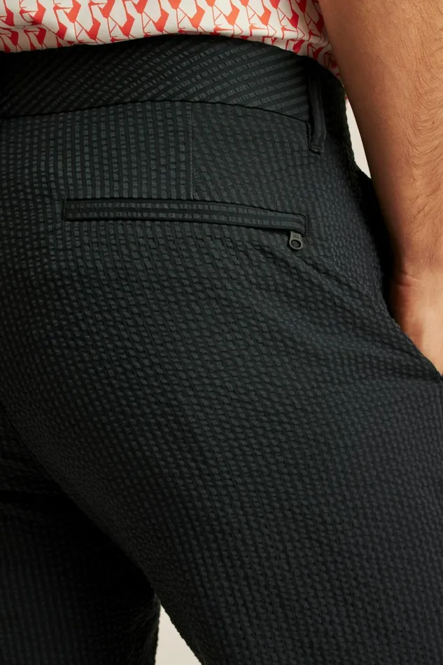 Men Golf Pants Bonobos Performance Seersucker Golf Pant Navy Seersucker Stripe