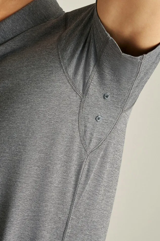 Men Golf Polos and Tops Bonobos All Day Zip Golf Polo Heather Grey