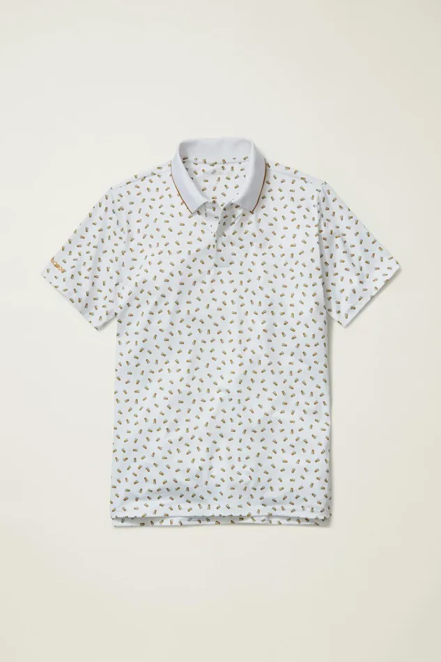 Men Golf Polos and Tops Bonobos Limited Edition Performance Golf Polo Brews After Birdies