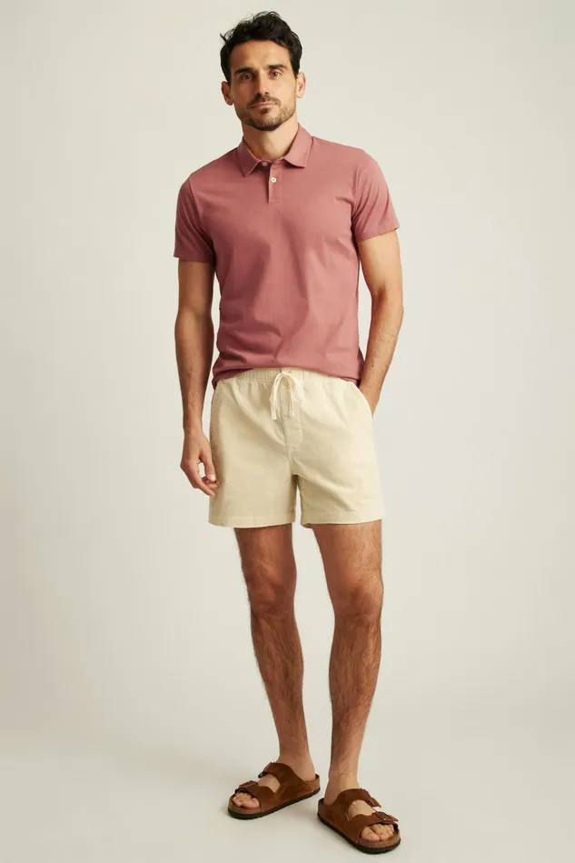 Men Golf Polos and Tops Bonobos Pima Performance Polo Withered Rose