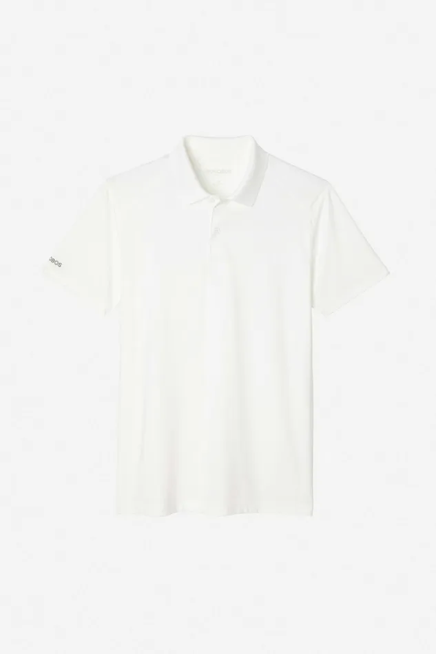 Men Golf Polos and Tops Bonobos The MFlex Golf Polo Extended Sizes White