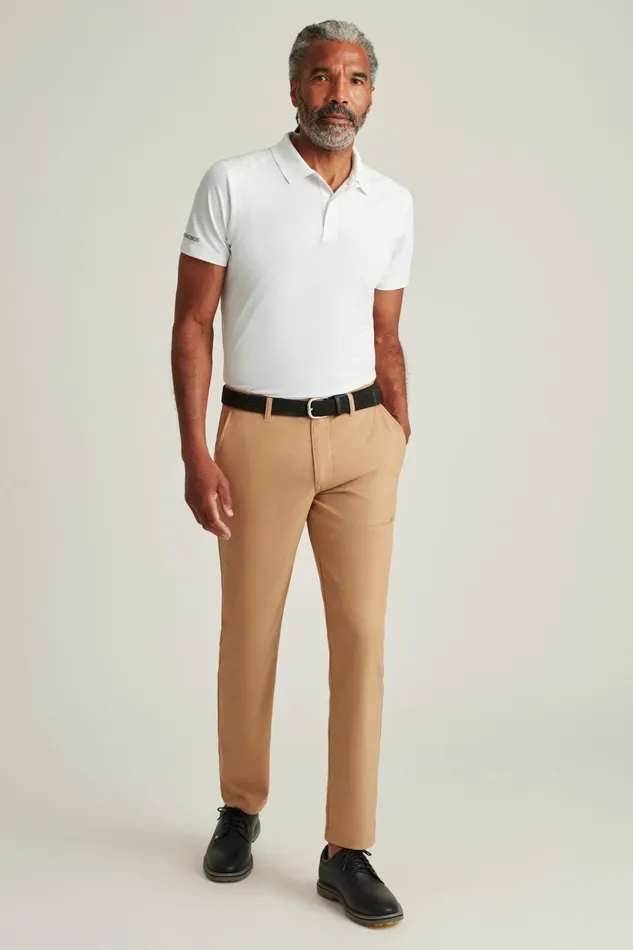 Men Golf Polos and Tops Bonobos The MFlex Golf Polo White