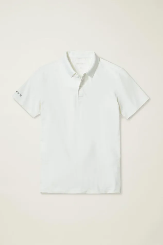 Men Golf Polos and Tops Bonobos The MFlex Golf Polo White