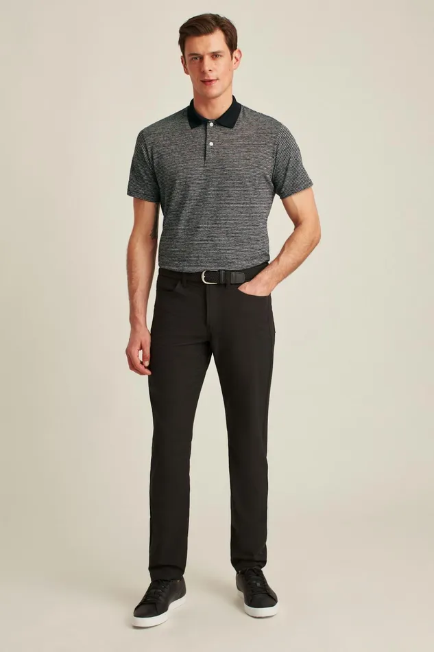 Men Golf Polos and Tops Bonobos The Performance Golf Polo Charcoal Heather Stripe Men Golf Polos and Tops Bonobos The Performance Golf Polo Charcoal Heather Stripe