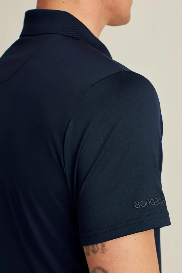 Men Golf Polos and Tops Bonobos The Performance Golf Polo Navy