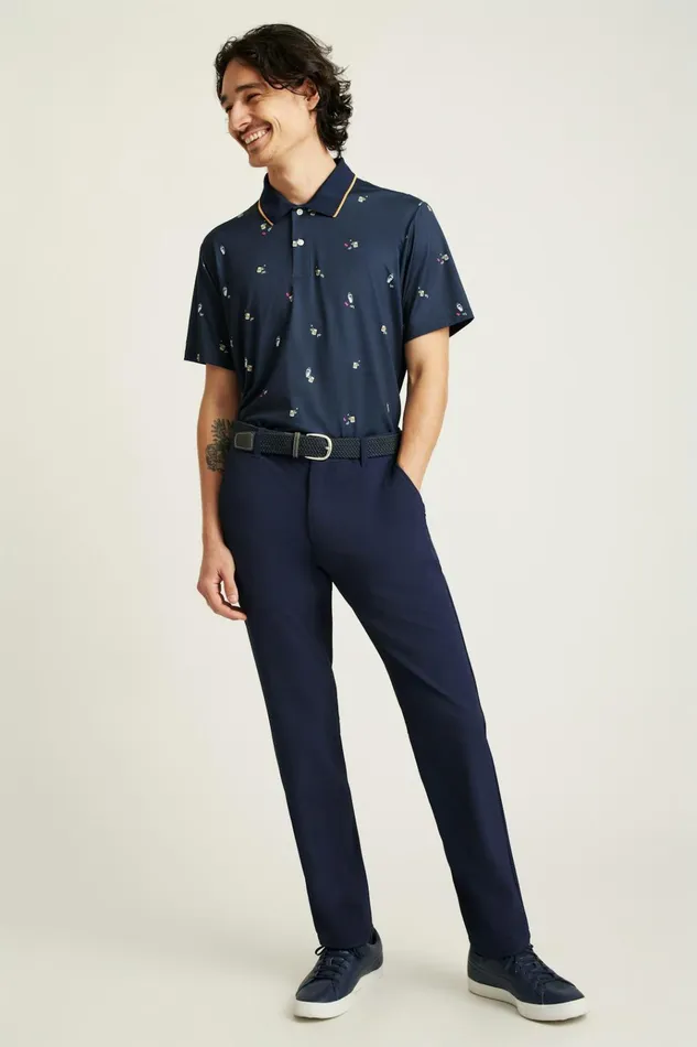 Men Golf Polos and Tops Bonobos The Performance Golf Polo Navy Cocktails