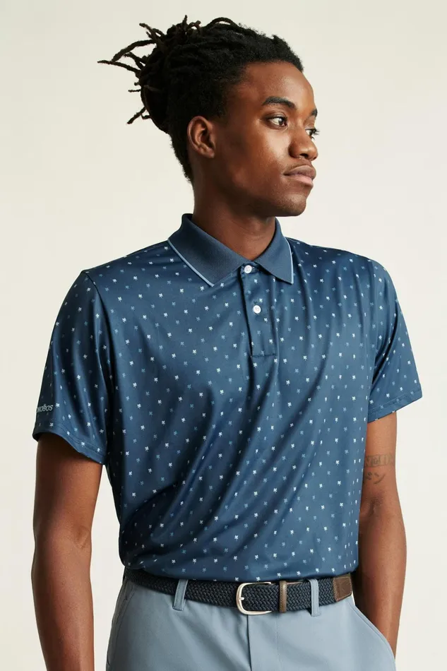 Men Golf Polos and Tops Bonobos The Performance Golf Polo Navy Friend Of A Frond