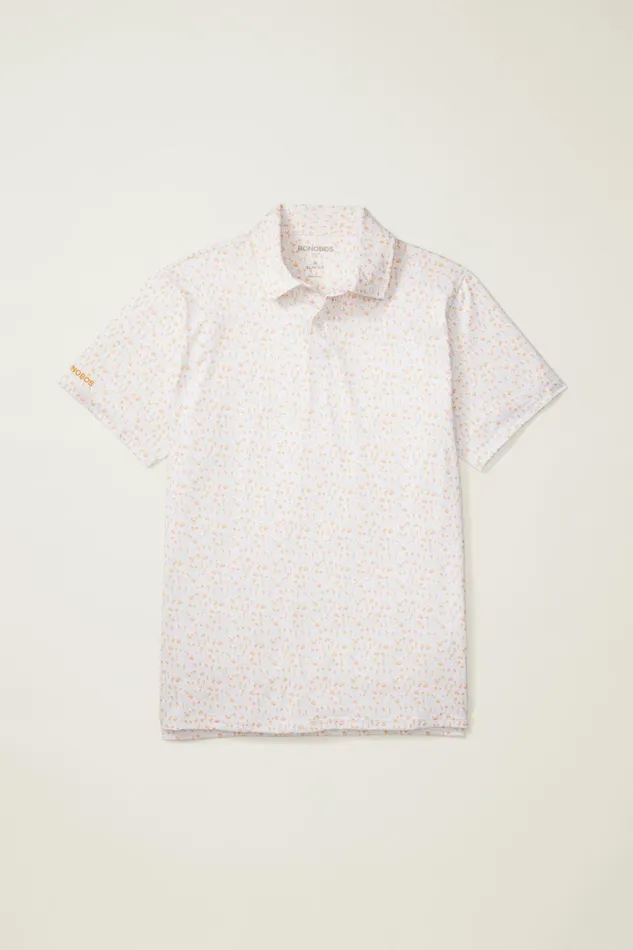 Men Golf Polos and Tops Bonobos The Performance Golf Polo Orange Golf Oasis