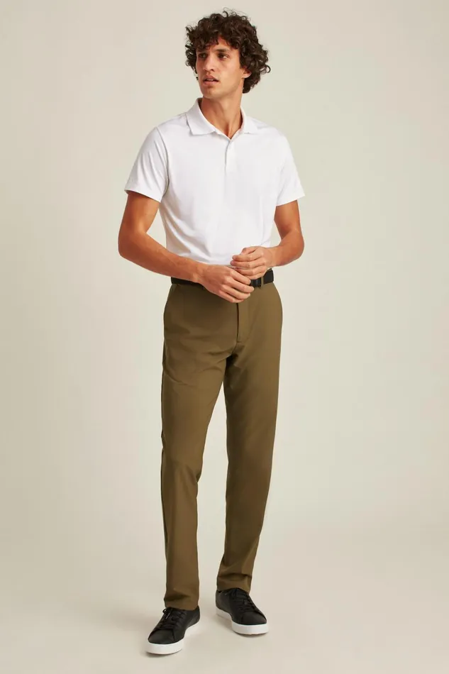 Men Golf Polos and Tops Bonobos The Performance Golf Polo White