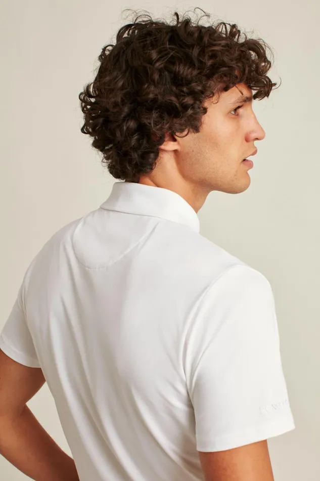 Men Golf Polos and Tops Bonobos The Performance Golf Polo White