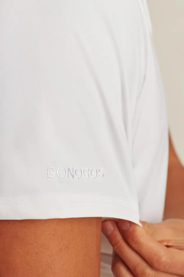 Men Golf Polos and Tops Bonobos The Performance Golf Polo White
