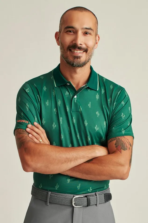 Men Golf Polos and Tops Bonobos The Tour Golf Polo