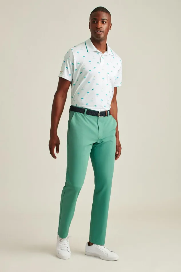 Men Golf Polos and Tops Bonobos The Tour Golf Polo White Golf Day