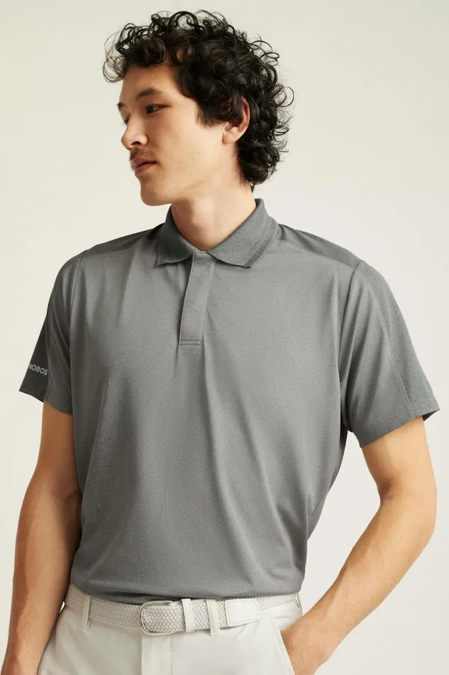 Men Golf Polos and Tops Bonobos Tour Pique Polo Shades Of Grey