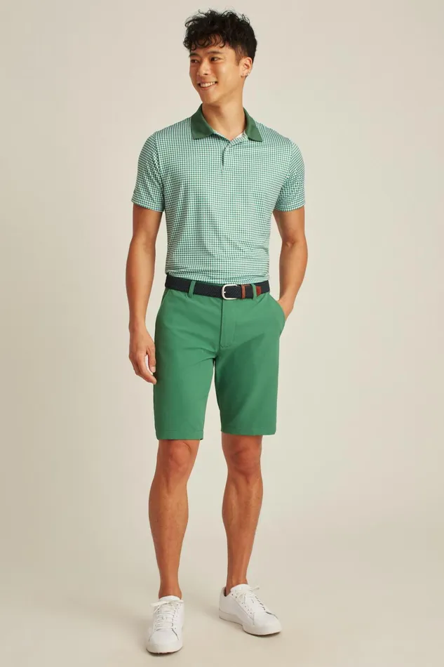 Men Golf Shorts Bonobos Highland Tour Golf Shorts Champion Green