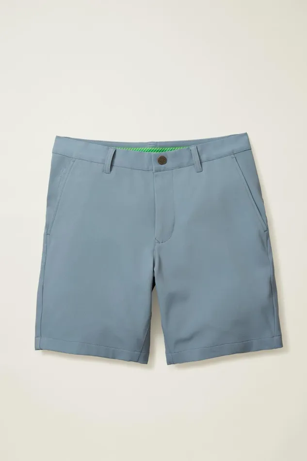 Men Golf Shorts Bonobos Highland Tour Golf Shorts Flint Stone Grey