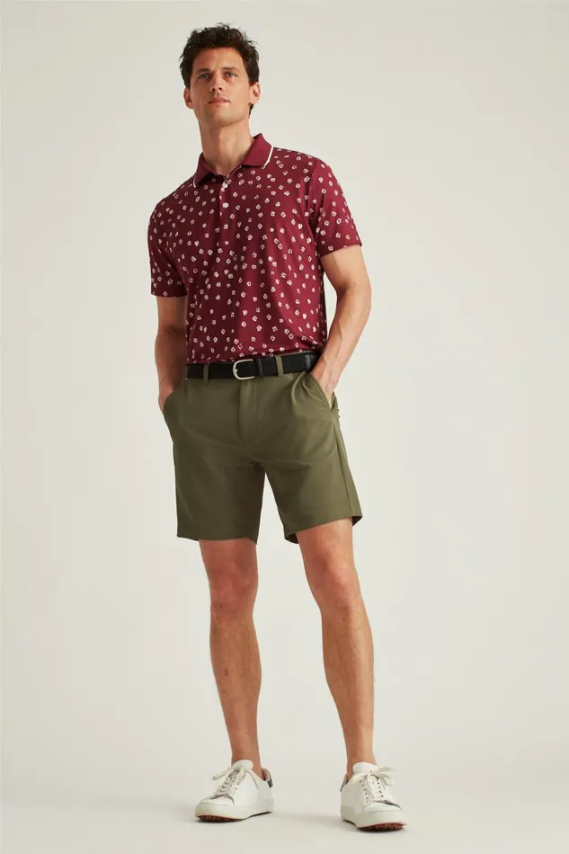 Men Golf Shorts Bonobos Highland Tour Golf Shorts Maple Bark
