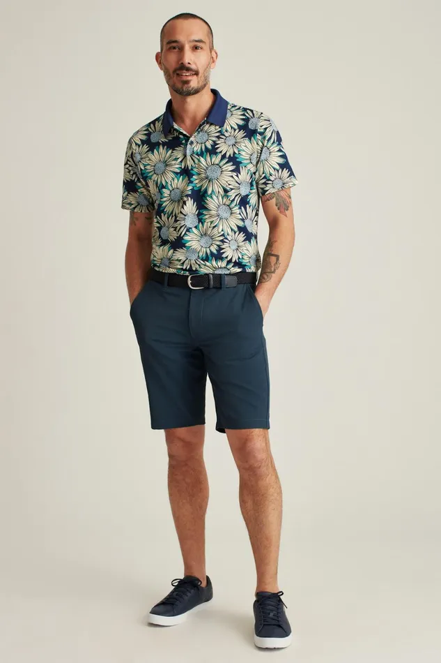 Men Golf Shorts Bonobos Highland Tour Golf Shorts Night Pine