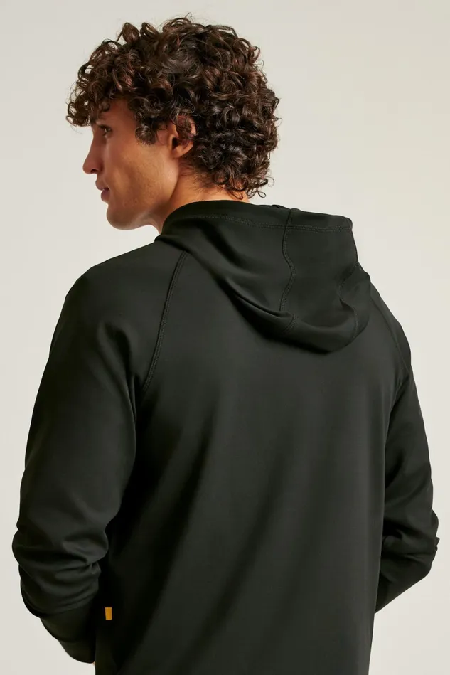 Men Half and FullZips Bonobos The Elements Full Zip Hoodie Black