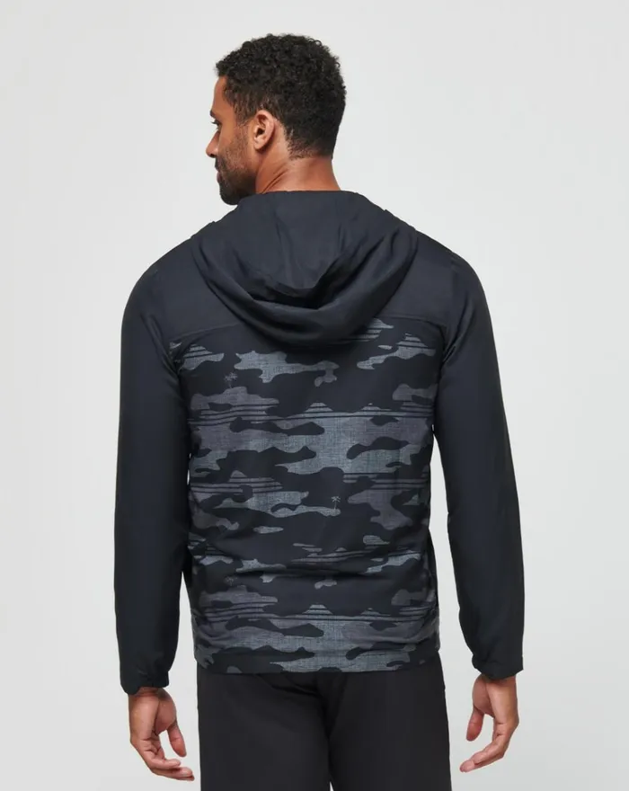 Men Hoodies and Sweatshirts TravisMathew CAMO TECH HOODIE Black