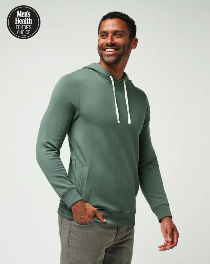 Men Hoodies and Sweatshirts TravisMathew CLOUD HOODIE Balsam Green