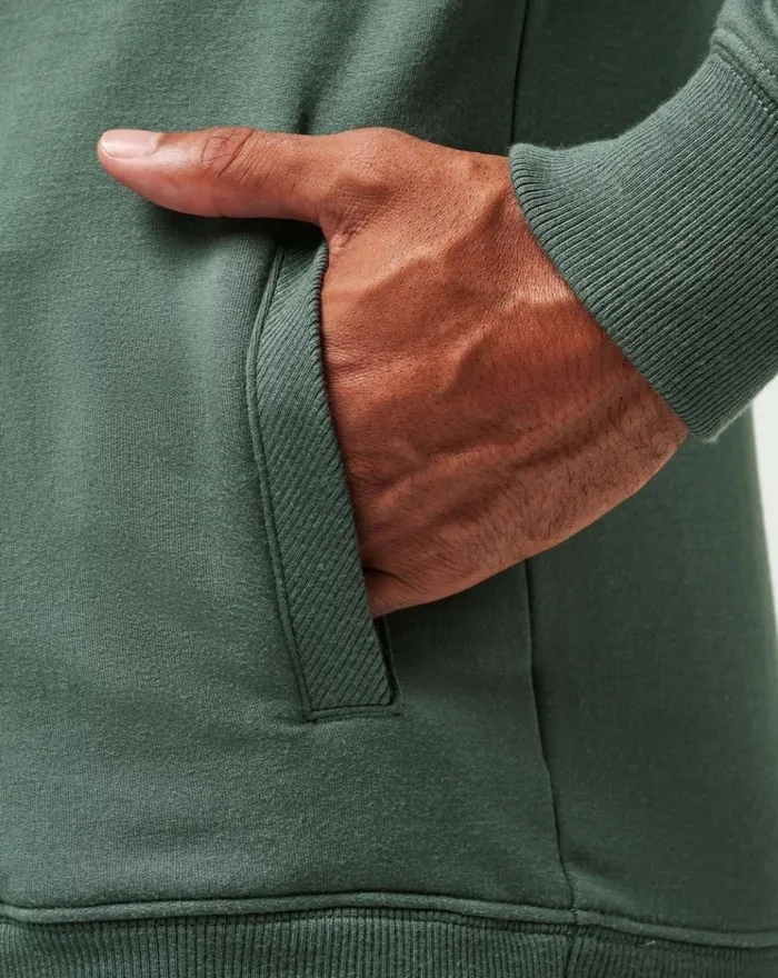 Men Hoodies and Sweatshirts TravisMathew CLOUD HOODIE Balsam Green
