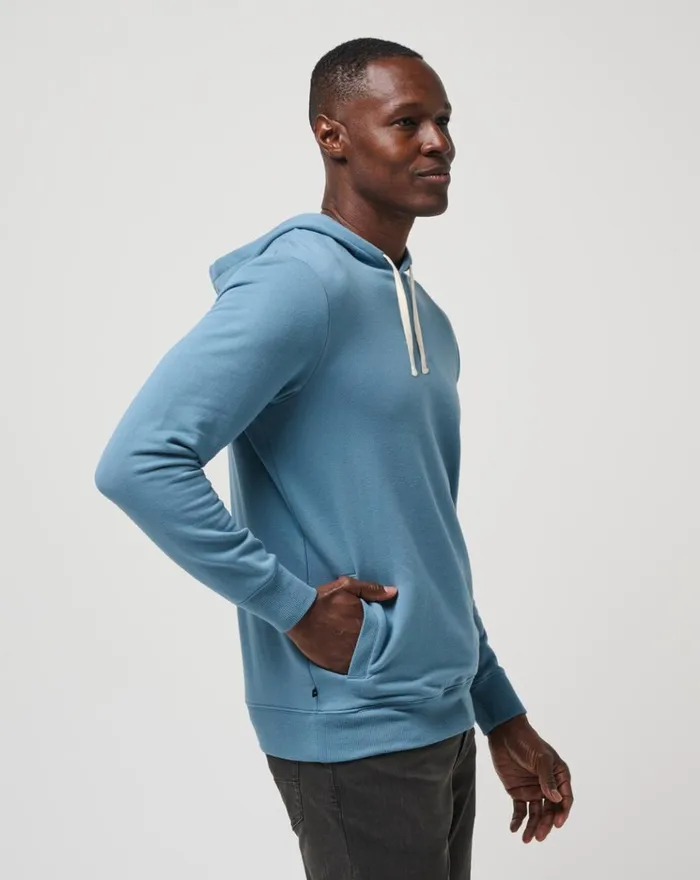 Men Hoodies and Sweatshirts TravisMathew CLOUD HOODIE Copen Blue