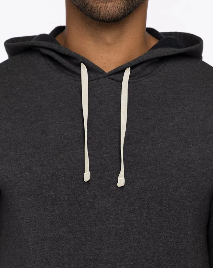 Men Hoodies and Sweatshirts TravisMathew CLOUD HOODIE Heather Black