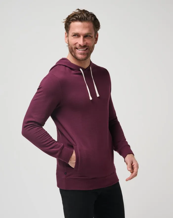 Men Hoodies and Sweatshirts TravisMathew CLOUD HOODIE Tawny Port