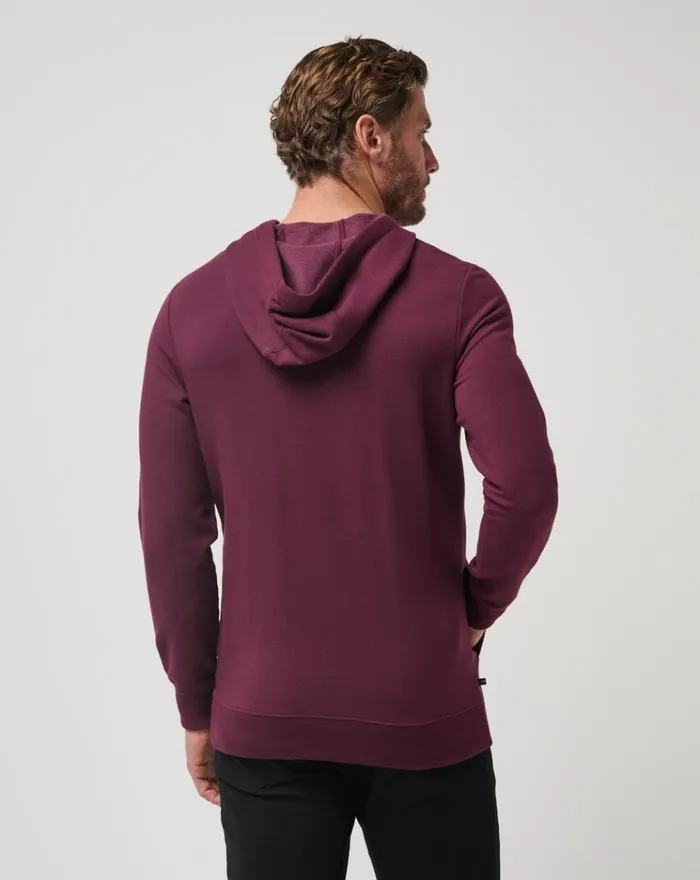 Men Hoodies and Sweatshirts TravisMathew CLOUD HOODIE Tawny Port