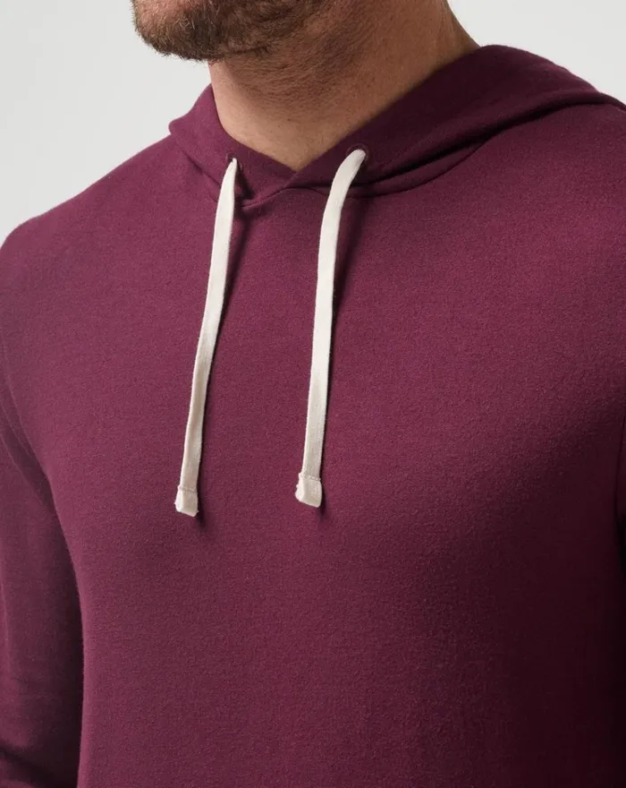 Men Hoodies and Sweatshirts TravisMathew CLOUD HOODIE Tawny Port