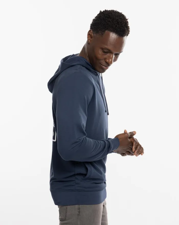 Men Hoodies and Sweatshirts TravisMathew DONT CRY HOODIE Mood Indigo