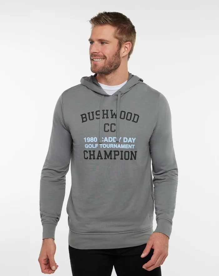Men Hoodies and Sweatshirts TravisMathew FAST STRIKER HOODIE Quiet Shade