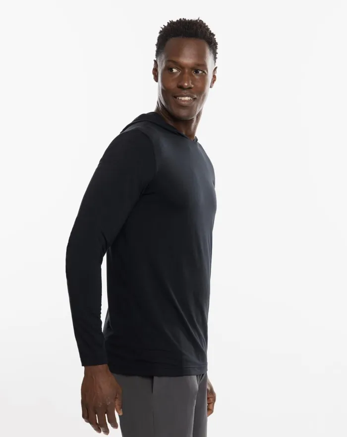Men Hoodies and Sweatshirts TravisMathew SHIP SHAPE ACTIVE HOODIE Black