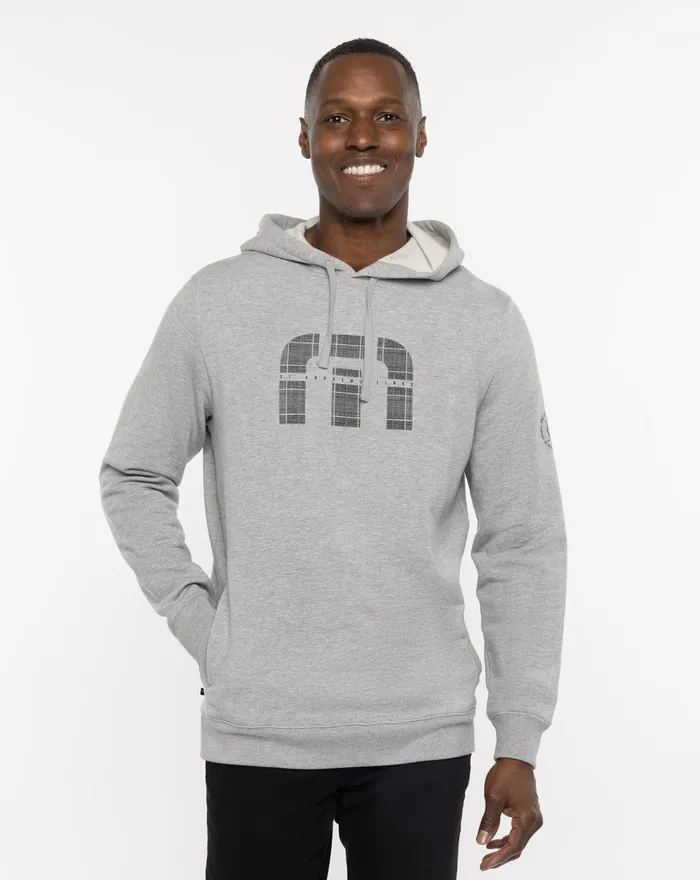 Men Hoodies and Sweatshirts TravisMathew ST ANDREWS SAND and SHADOWS HOODIE Heather Grey Men Hoodies and Sweatshirts TravisMathew ST ANDREWS SAND and SHADOWS HOODIE Heather Grey