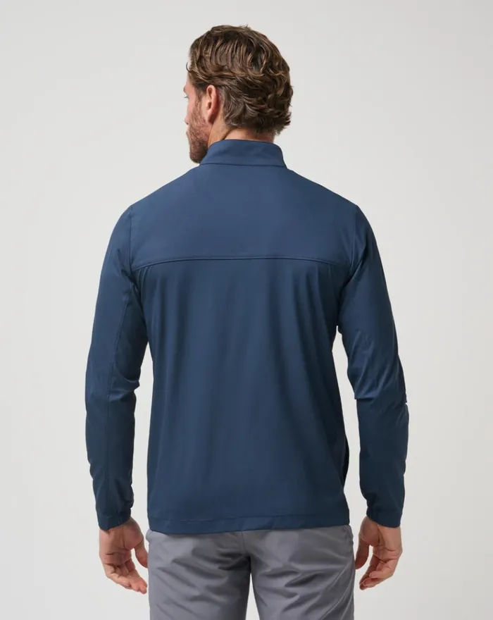 Men Hoodies and Sweatshirts TravisMathew WANDERLUST QUARTER ZIP Mood Indigo