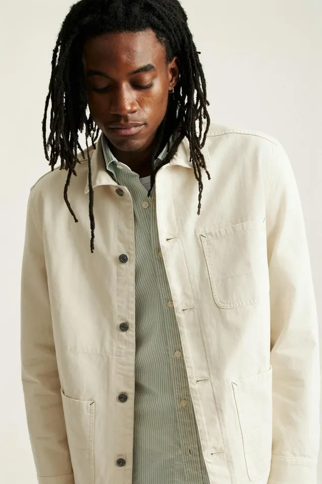 Men Jackets and Coats Bonobos The Beau Chore Jacket Light Sand
