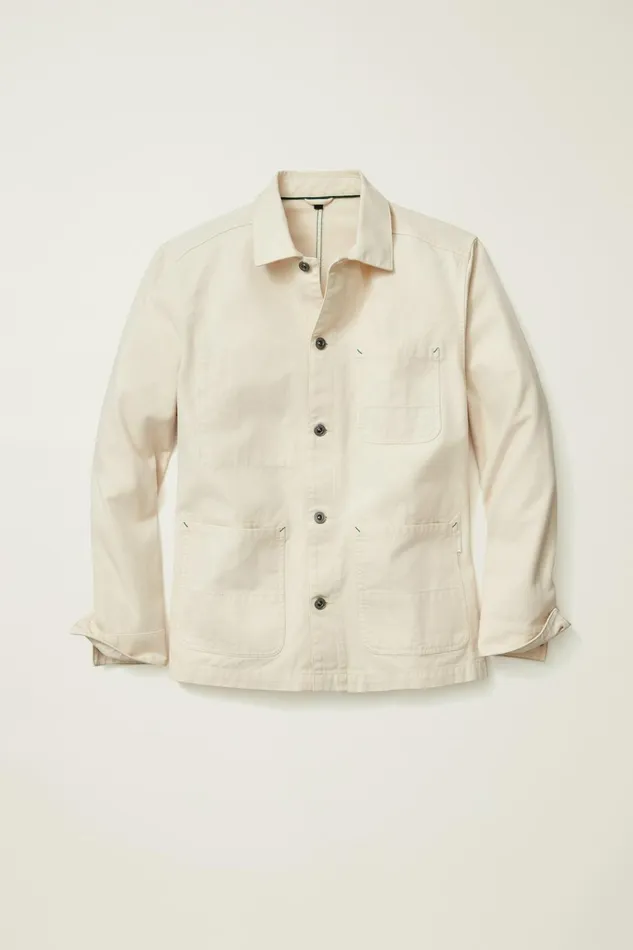 Men Jackets and Coats Bonobos The Beau Chore Jacket Light Sand