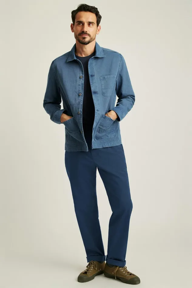 Men Jackets and Coats Bonobos The Beau Chore Jacket True Blue
