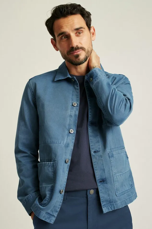 Men Jackets and Coats Bonobos The Beau Chore Jacket True Blue