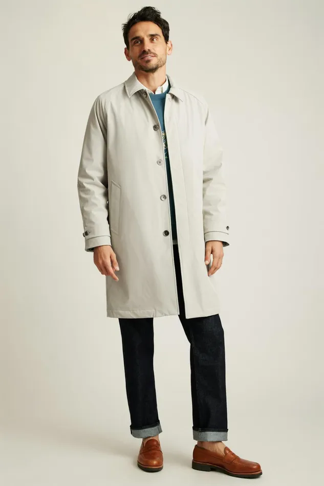 Men Jackets and Coats Bonobos The Italian Mac Jacket Stone Beige