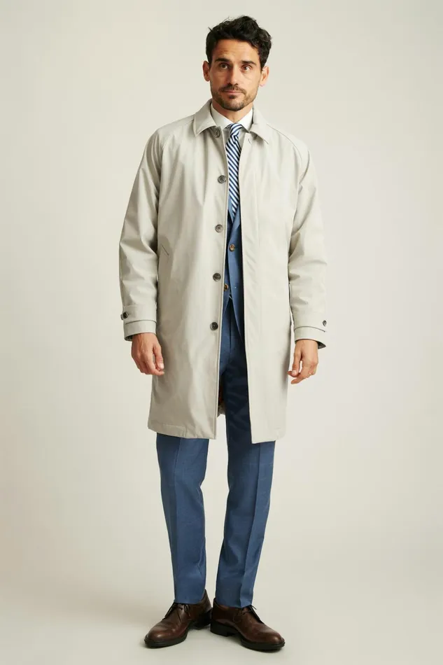 Men Jackets and Coats Bonobos The Italian Mac Jacket Stone Beige