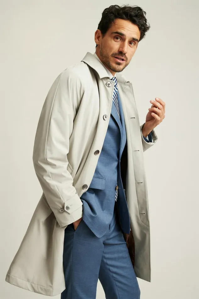 Men Jackets and Coats Bonobos The Italian Mac Jacket Stone Beige