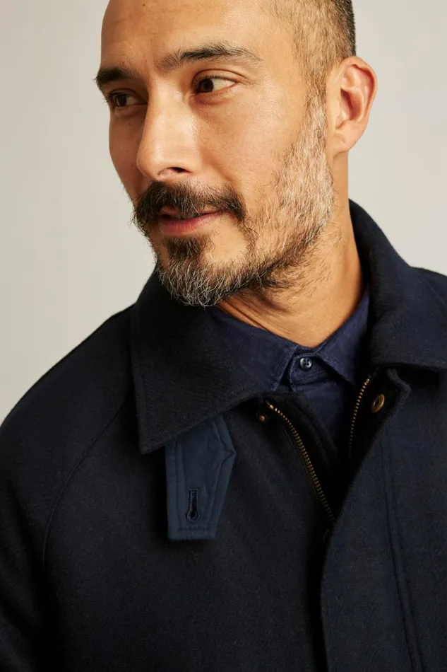 Men Jackets and Coats Bonobos The Italian Wool Field Jacket Navy