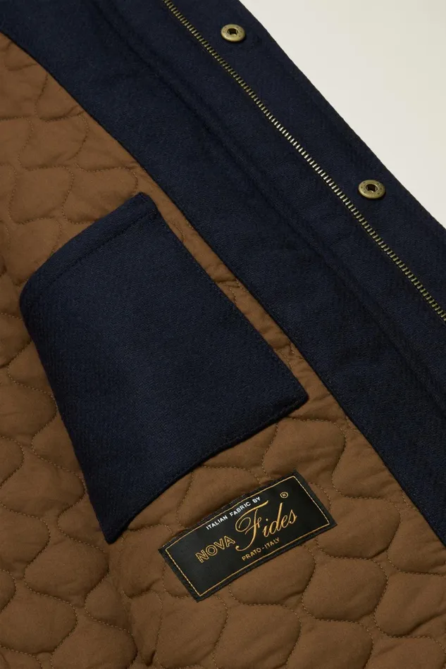 Men Jackets and Coats Bonobos The Italian Wool Field Jacket Navy