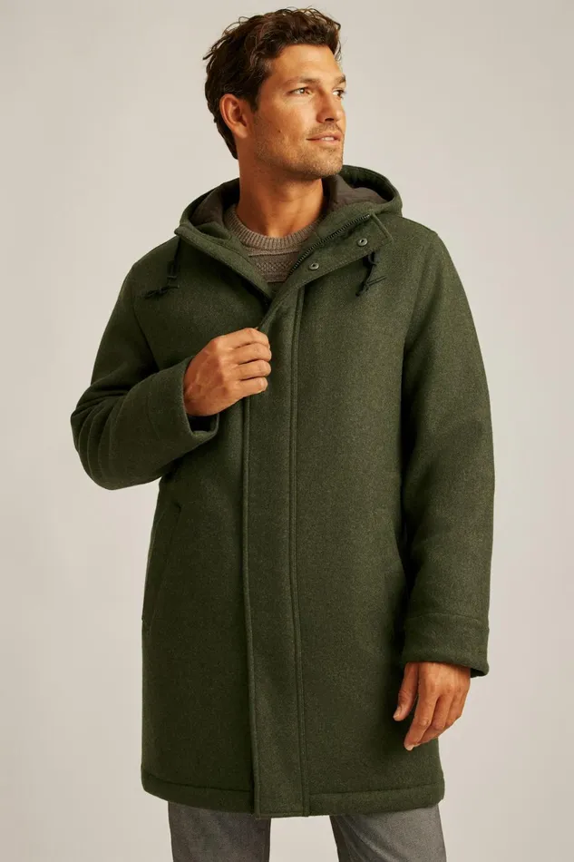 Men Jackets and Coats Bonobos The Italian Wool Parka Olive