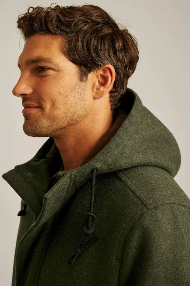 Men Jackets and Coats Bonobos The Italian Wool Parka Olive