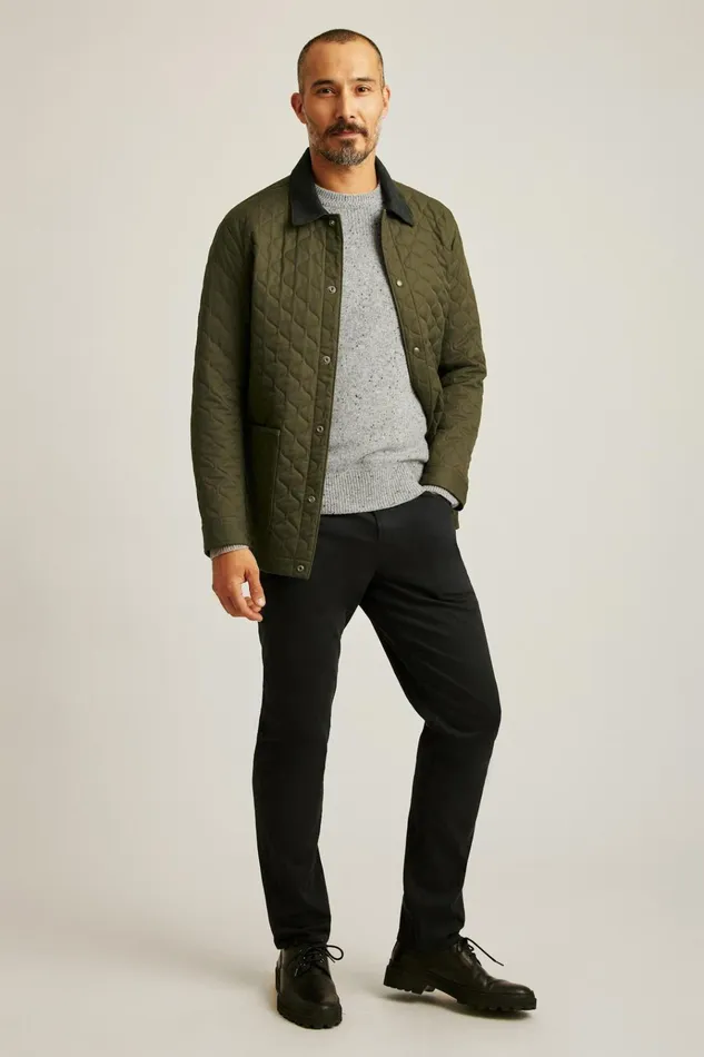 Men Jackets and Coats Bonobos The Quilted Jacket Olive