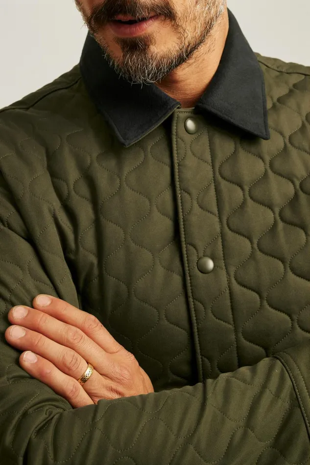 Men Jackets and Coats Bonobos The Quilted Jacket Olive